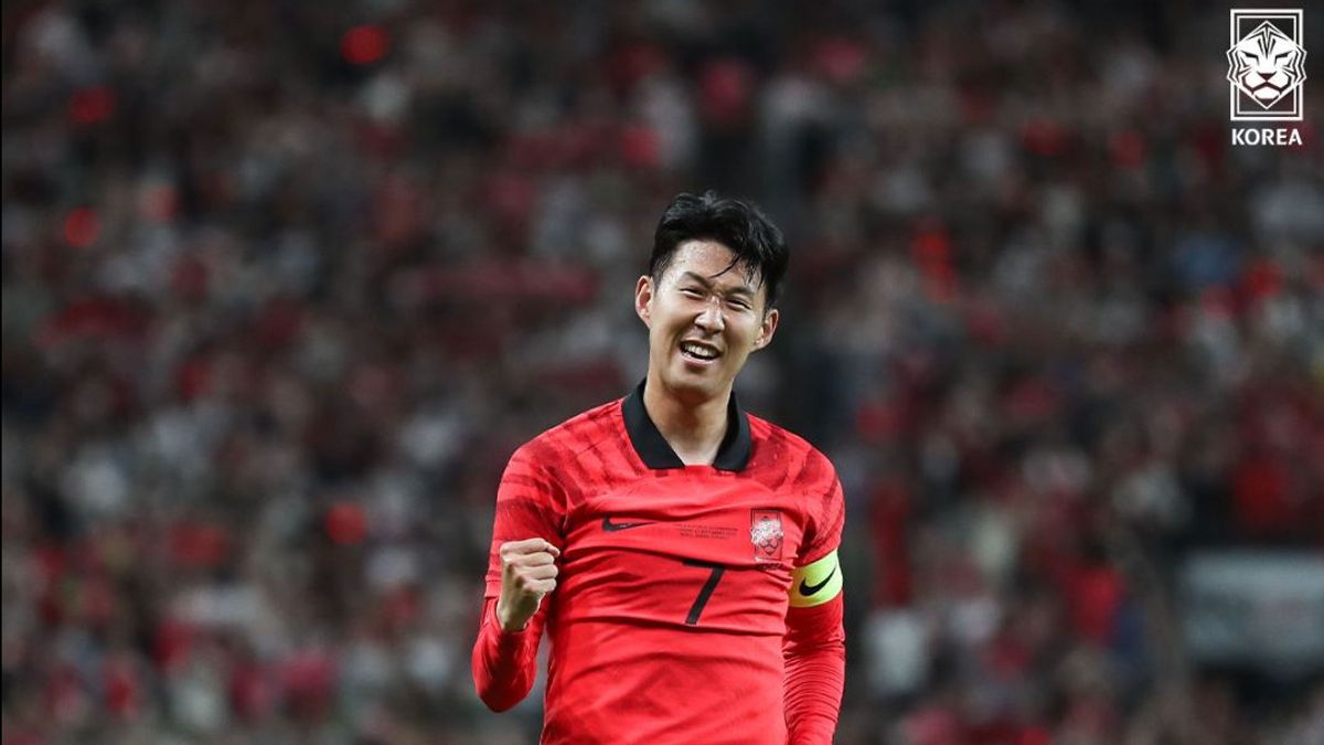 Son Heung-min là thủ lĩnh tinh thần của đội tuyển Hàn Quốc. Ảnh: Twitter