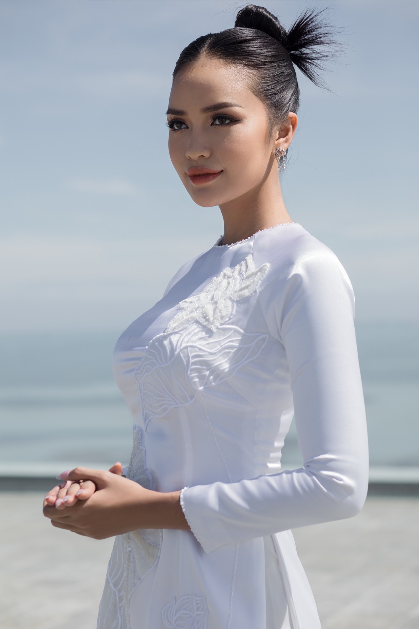 Ngọc Châu là đương kim Hoa hậu Hoàn vũ Việt Nam 2022.
