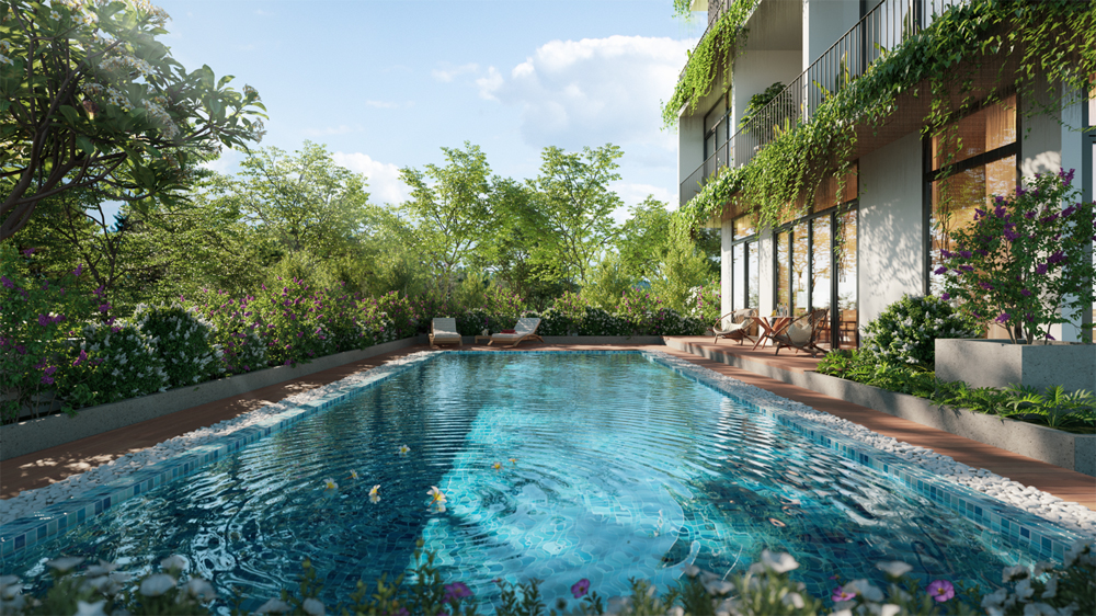 Mật độ cây xanh ở Eco Central Park sẽ ở mức trung bình 100 cây xanh/ người