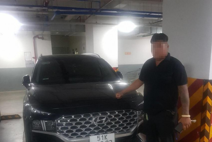 Một trong những chiếc xe của cư dân bị mang xuống Bình Dương cầm cố đã được tìm thấy. Ảnh: NDCC