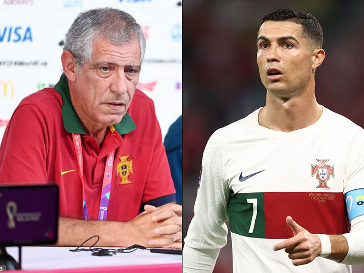 HLV Santos phê phán Ronaldo như thế nào ở họp báo Bồ Đào Nha – Thụy Sĩ?