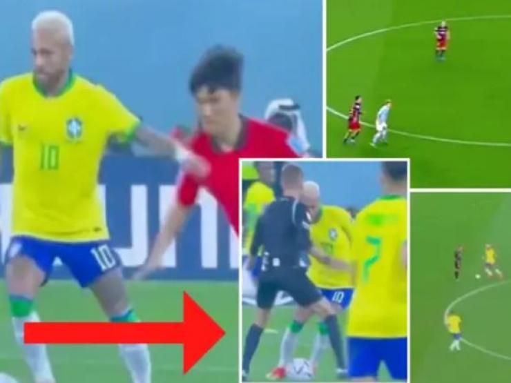 Neymar ”làm xiếc” trêu trọng tài và sao Hàn Quốc, Messi tin Brazil dễ vô địch