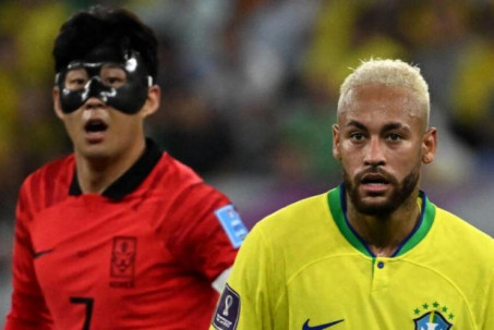 Neymar "làm xiếc" trêu trọng tài và sao Hàn Quốc, Messi tin Brazil dễ vô địch