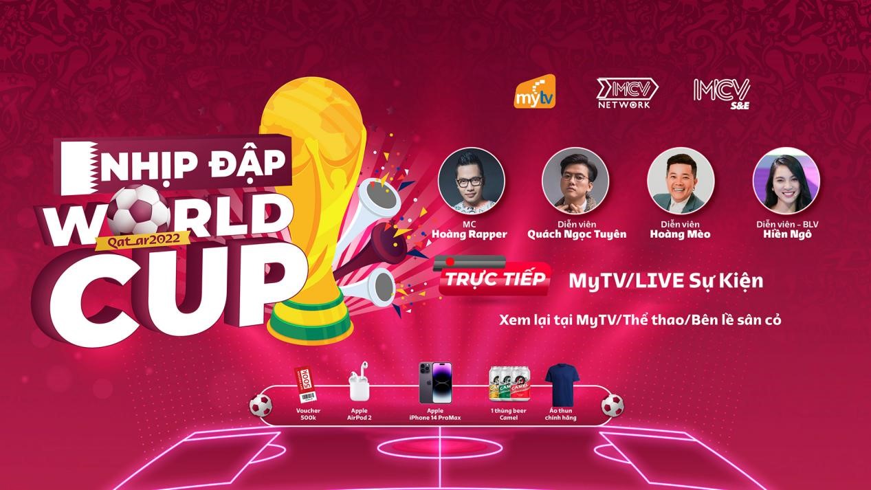 Gameshow Nhịp đập World Cup 2022 với format hiện đại cùng quà tặng hot