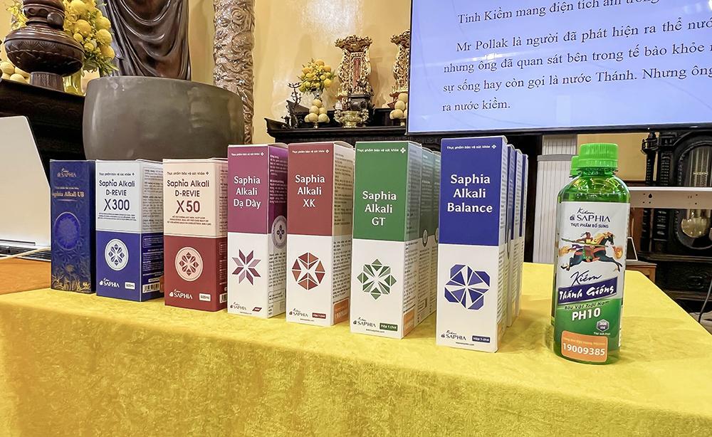 Kiềm Saphia có thành phần 100% thảo dược Việt