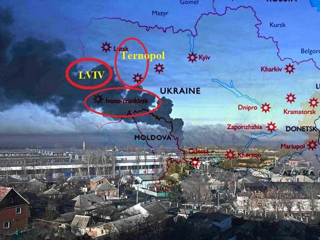 Thế giới - Hậu xung đột với Nga: Ukraine có nguy cơ bị chia cắt làm 3 vùng?