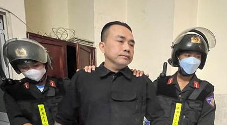 Lê Thanh Tuấn lúc bị bắt