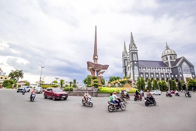 &nbsp; TP Thủ Dầu Một - Đầu tàu kinh tế và tài chính của tỉnh Bình Dương. Ảnh: Cen Sài Gòn.