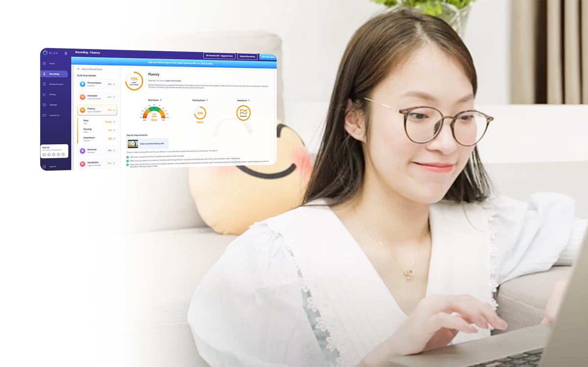 MC Khánh Vy tin tưởng sử dụng ELSA Speech Analyzer để nâng cao trình độ tiếng Anh