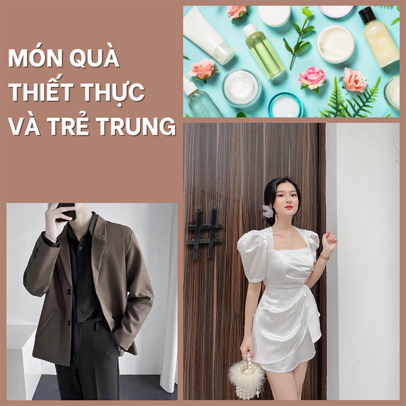 Quần áo và sản phẩm dưỡng da là những sản phẩm phù hợp để tặng cho bạn bè vào bất cứ dịp nào trong năm, từ sinh nhật cho đến Giáng sinh và Tất niên.
