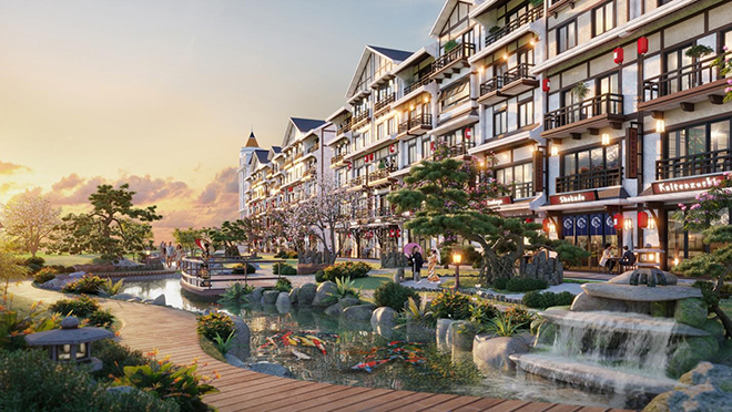 Nhà phố trung tâm bán đảo MerryLand Quy Nhơn được thừa hưởng toàn bộ hệ tiện ích đẳng cấp của dự án