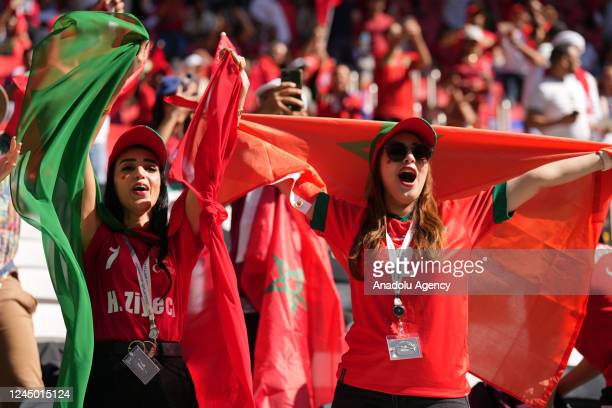 Trước đó, nhiều cổ động viên nữ đã tới cổ vũ đội tuyển Morocco ở các trận vòng bảng World Cup 2022