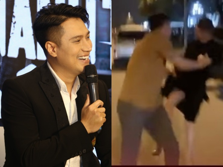 Phim - Clip hậu trường Việt Anh và "vợ mới" cãi nhau giữa đường lúc nửa đêm