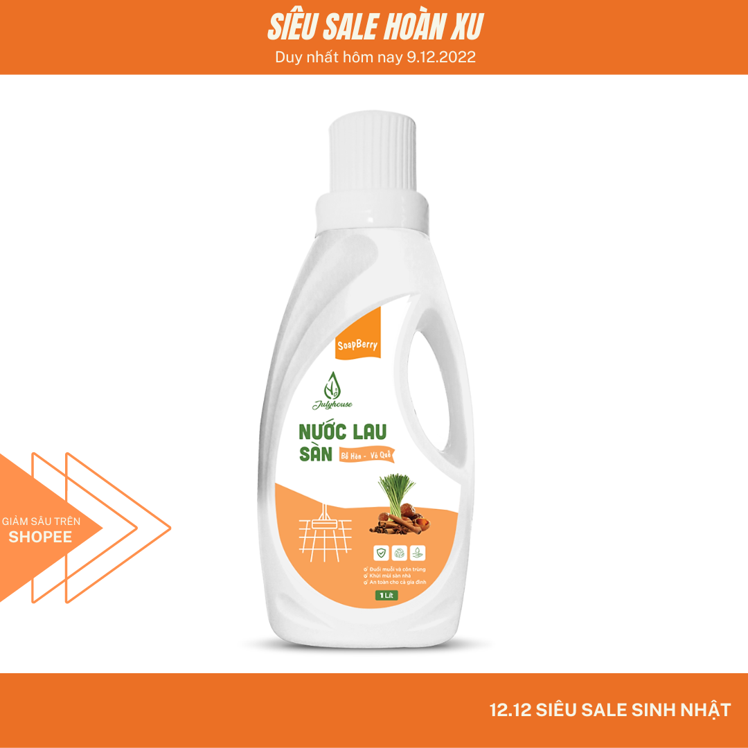 Chỉ cần chi 188.000 đồng, bạn đã có thể tậu về can nước lau sàn vỏ quế có dung tích tận 1000ml.