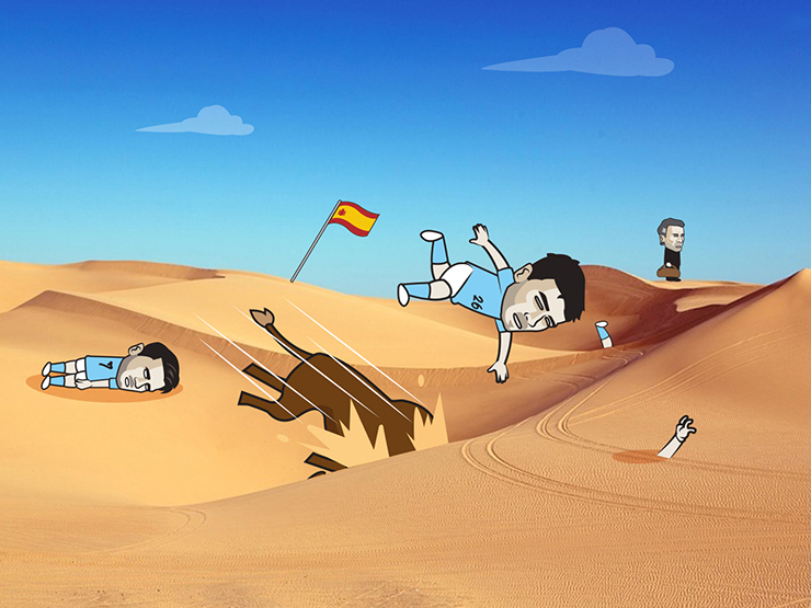 Tranh vui - Ảnh chế: "Bò tót" dừng chân, Bồ Đào Nha "hủy diệt" đối thủ