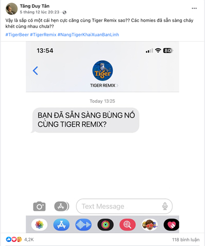 Chưa dừng lại, nam ca sĩ trẻ Tăng Duy Tân sẽ có màn xuất hiện lần đầu tiên tại sự kiện Tiger Remix 2023?