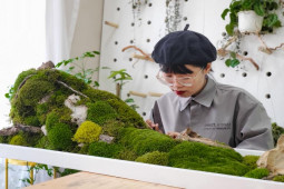 Thị trường - Tiêu dùng - Kỳ lạ với tranh làm từ cây rêu, giá bán lên đến 50 triệu đồng/bức