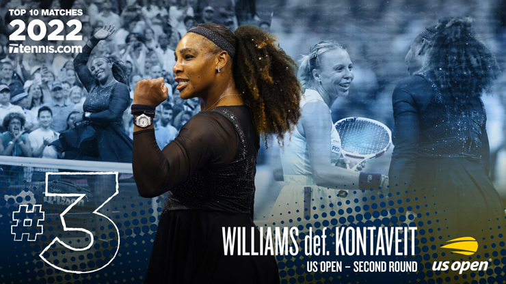 Chiến thắng cuối cùng trong sự nghiệp của Serena Williams được bầu chọn là trận đấu hay thứ ba trong năm 2022