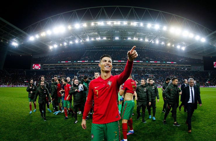 Ronaldo đang thi đấu tại World Cup 2022