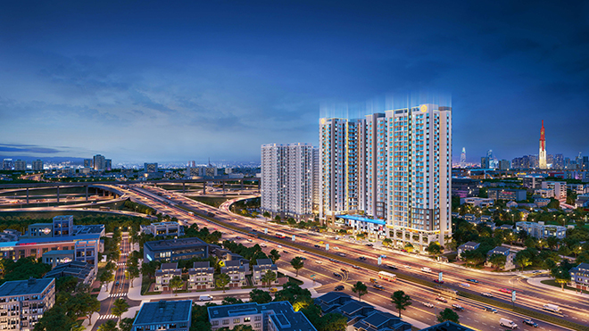 Moonlight Avenue sở hữu vị trí đắc địa, chỉ cách nhà ga metro Bến Thành - Suối Tiên khoảng 5 phút đi bộ