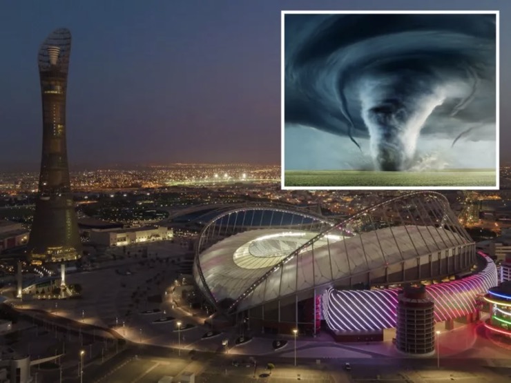 Qatar không thường xuyên ghi nhận lốc xoáy xuất hiện.
