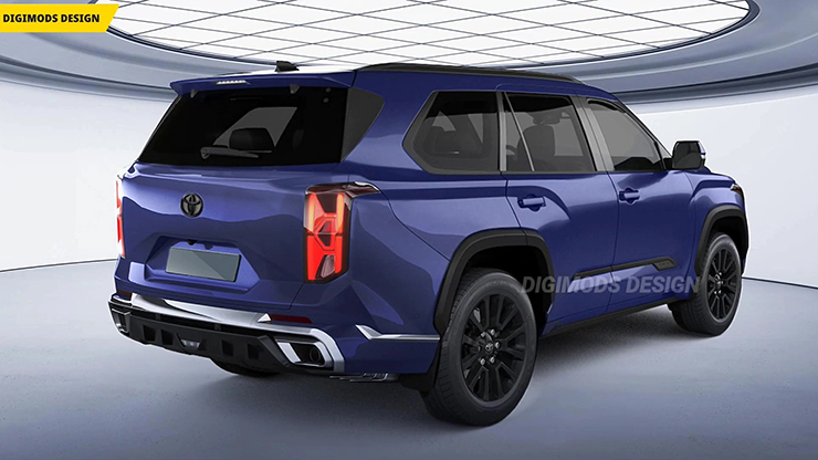 Phác họa thiết kế Toyota Fortuner thế hệ mới dựa vào bộ khung Prius vừa ra mắt. Ảnh: Digimods Design