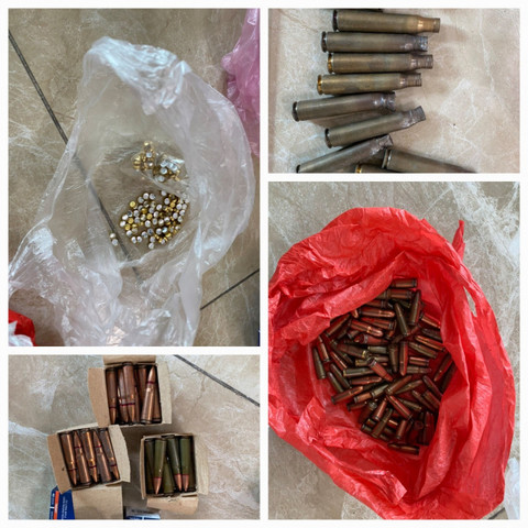 Số đạn do 2 đối tượng cất giấu bị phát hiện