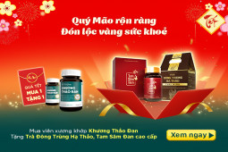 Sức khỏe đời sống - Ưu đãi “vàng” mừng Xuân Quý Mão - Mua Khương Thảo Đan tặng trà Đông Trùng Hạ Thảo