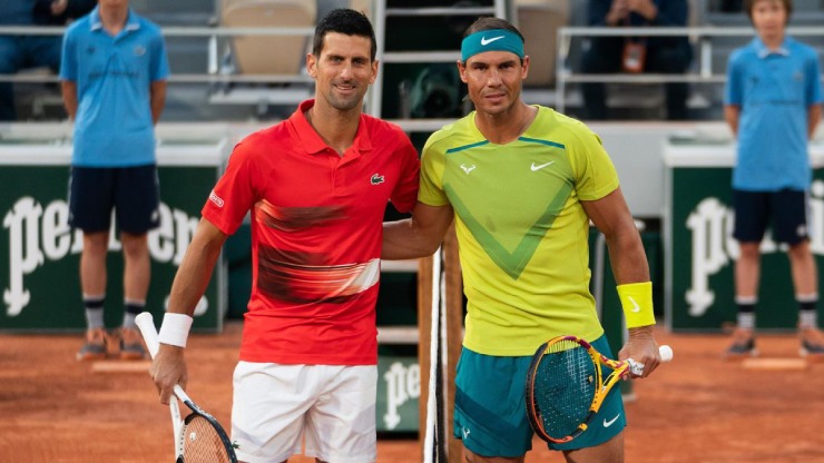 Djokovic và Nadal, hai VĐV được tìm kiếm nhiều nhất năm 2022