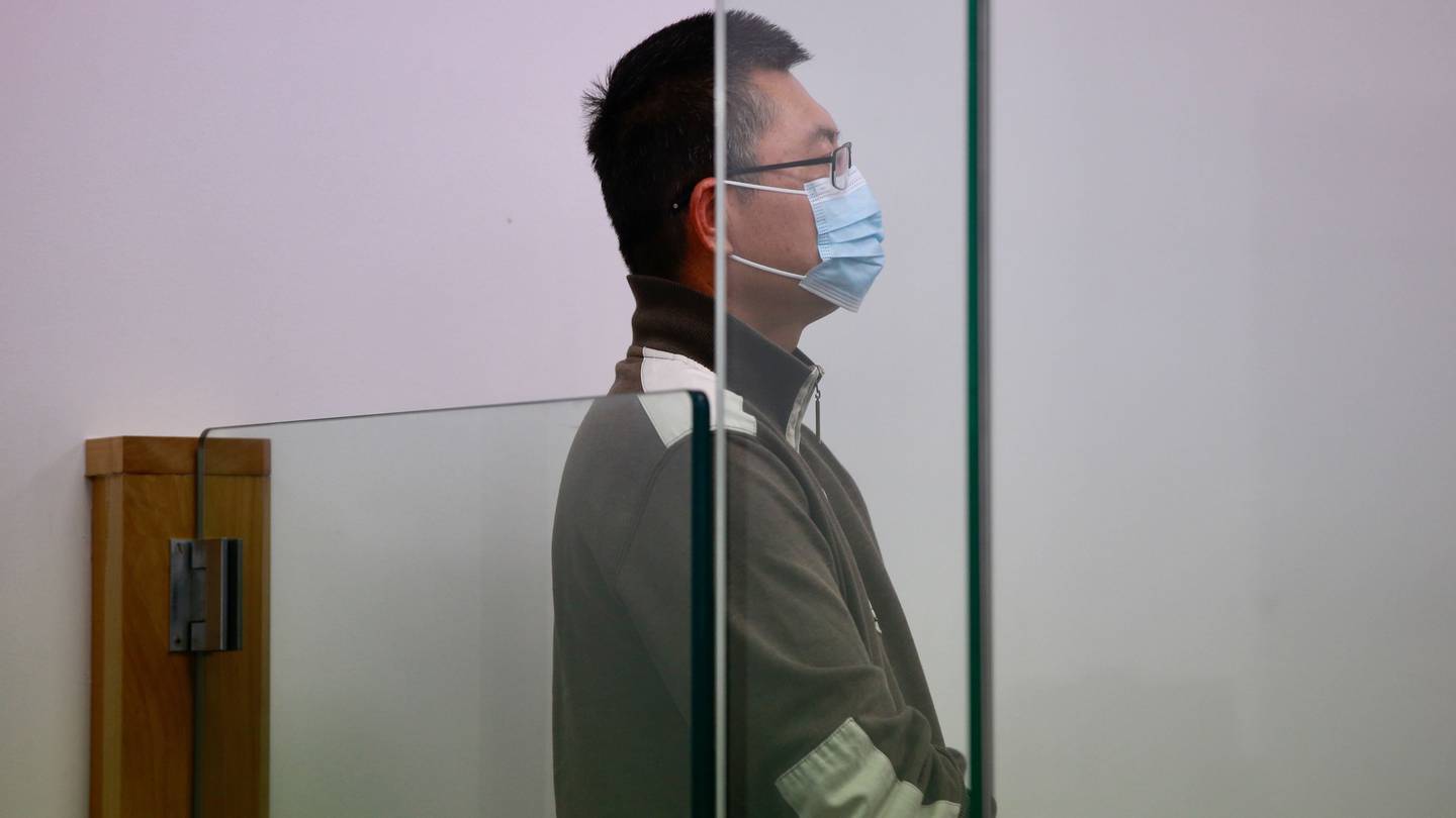 &nbsp;Luo Xiaodong xuất hiện tại tòa hôm 9/12/2022.
