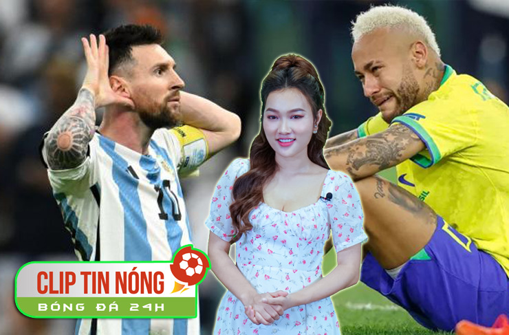 Lionel Messi và Neymar đều ghi bàn ở tứ kết World Cup 2022 nhưng đội bóng của họ đã trải qua những loạt đấu luân lưu với kết quả trái ngược nhau