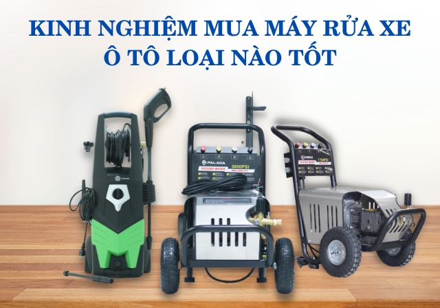 Máy rửa xe ô tô loại nào tốt? 4 model nổi bật hiện nay - 1