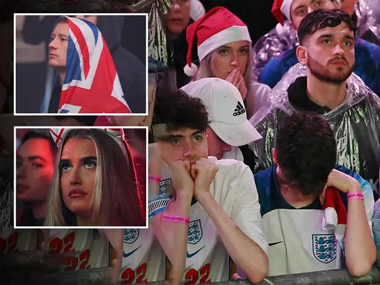 Bóng đá - Fan ĐT Anh ngập chìm trong nước mắt, tiếc nuối "Tam Sư tự bắn vào chân"