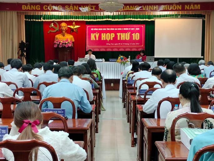 Quang cảnh kỳ họp thứ 10 Hội đồng Nhân dân tỉnh Đồng Nai