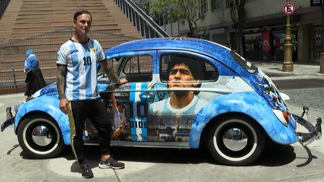 Volkswagen đời cổ mang đậm chất tuyển bóng đá Argentina - 1