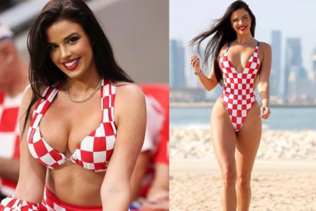 Thực hư mỹ nhân Croatia hứa trút hết xiêm y nếu đội nhà vô địch World Cup