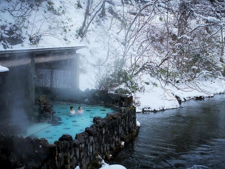 7 khu suối nước nóng đẹp như xứ sở thần tiên tại Tohoku Nhật Bản - 15