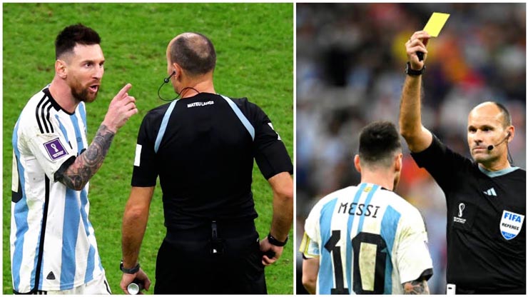 Messi nhận thẻ vàng ở tứ kết, lo bị cấm dự VCK World Cup? - đầu tiên