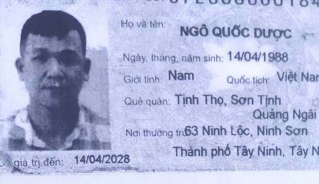 Chứng minh nhân dân nạn nhân Ngô Quốc Dược