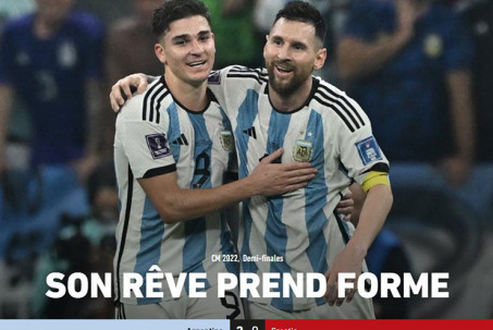 Argentina vào chung kết World Cup: Báo quốc tế chờ giấc mơ của Messi thành hiện thực