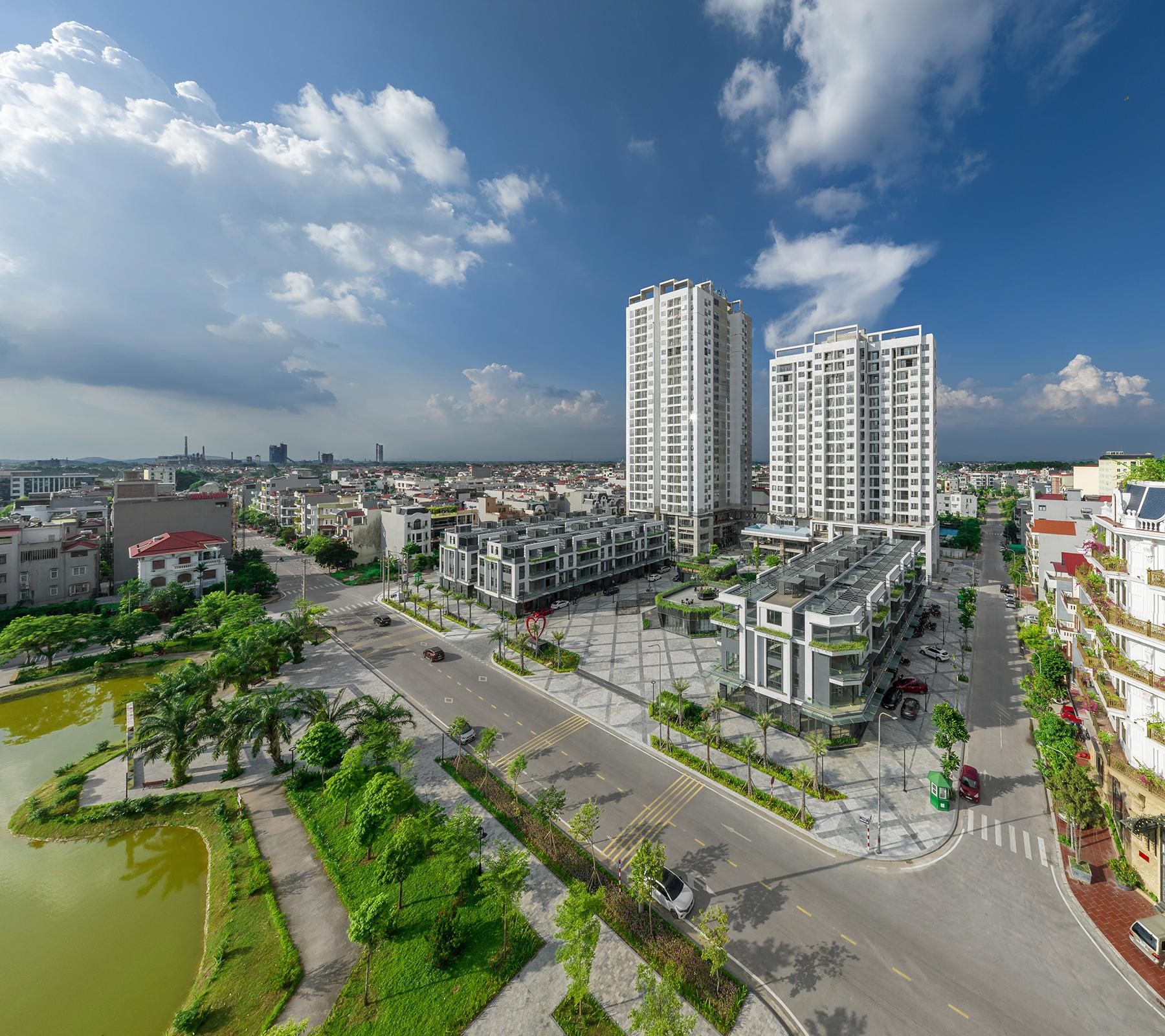 Hơn 40 căn shophouse được thiết kế thông minh, đáp ứng nhu cầu linh hoạt của gia chủ.