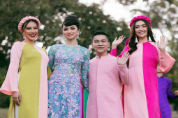 Thời trang - Hương Giang diện áo dài bay bổng catwalk giữa Đà Lạt thơ mộng