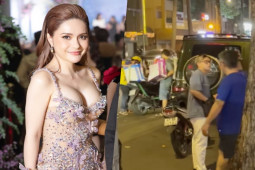 Đời sống Showbiz - Phản ứng của Đoàn Di Băng khi xe sang bị xe ôm đụng trúng