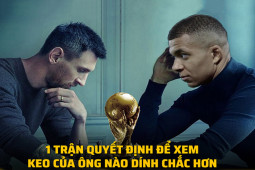 Tranh vui - Ảnh chế: Chung kết trong mơ, Mbappe "đại chiến" Messi tranh cúp vàng
