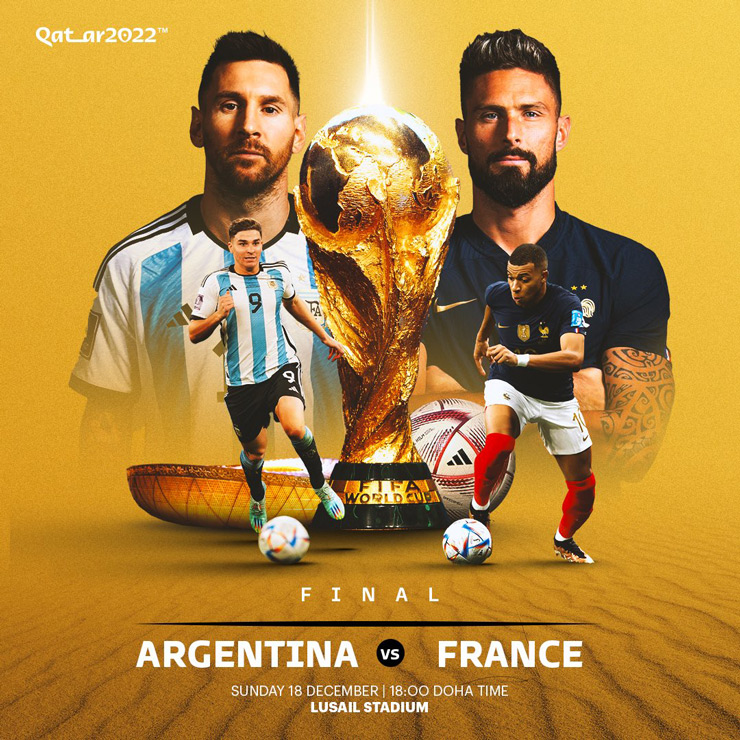 Pháp và Argentina sẽ đối đầu trong trận chung kết World Cup 2022