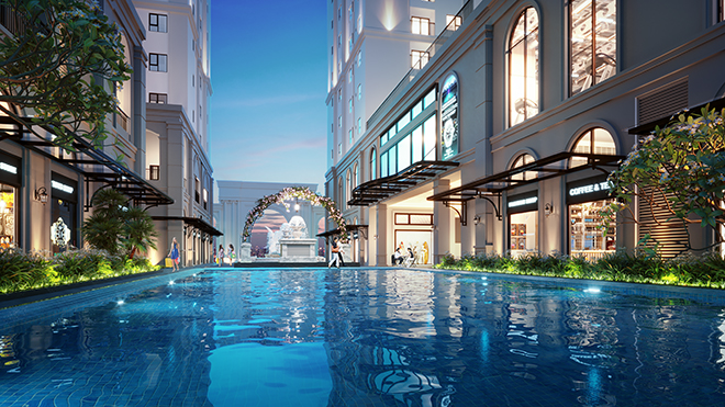 Phối cảnh tiện ích dự án Tumys Phú Mỹ - biểu tượng sống đỉnh cao tại Phú Mỹ do Công ty Tùng Mỹ làm chủ đầu tư