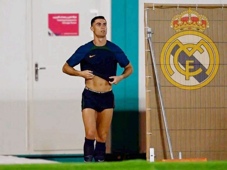 Ronaldo tập luyện tại Real Madrid sau World Cup, có trở lại &#34;Los Blancos&#34;? - 1