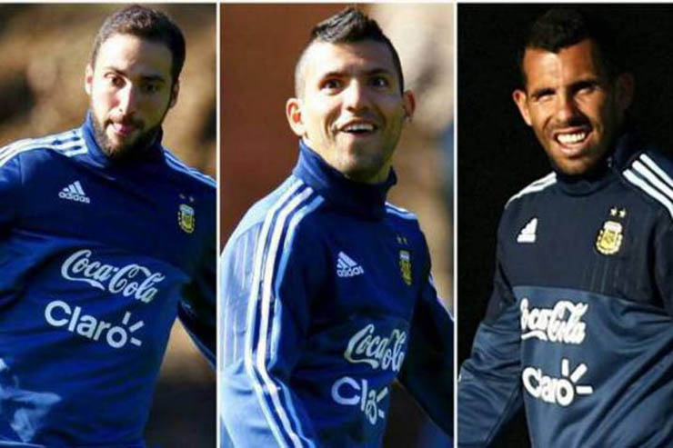 Aguero, Higuain và Tevez không thể mang đến sự an tâm cho Messi