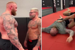 Thể thao - "Thần Thor" 2m06 bị đối thủ nhẹ hơn 50 kg quật ngã "tâm phục khẩu phục"