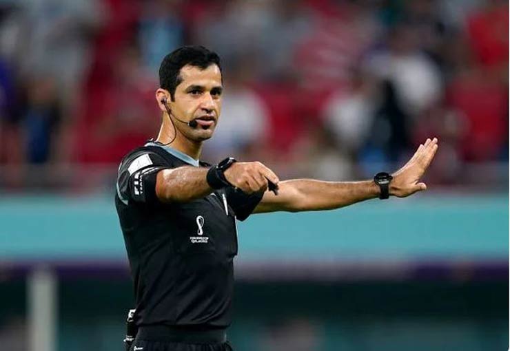 Trọng tài người Qatar Abdulrahman Al Jassim sẽ bắt chính trong trận tranh giải Ba World Cup ngày 17/12